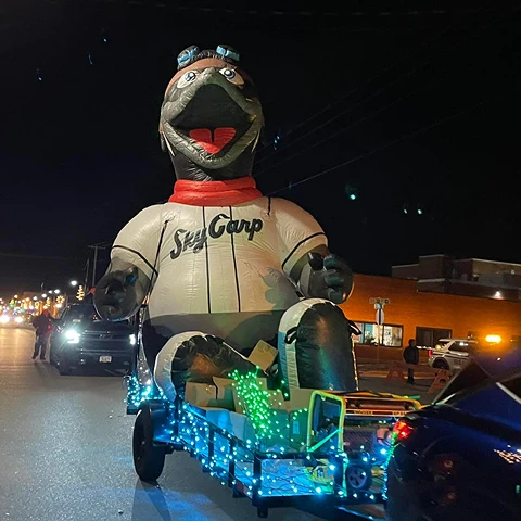 Skycarp parade float